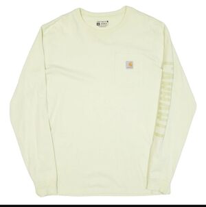 Men's Carhartt Green Long Sleeves Relaxed Shirt - Great Condition Size Small